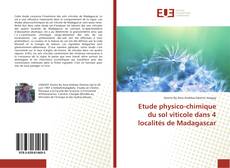 Portada del libro de Etude physico-chimique du sol viticole dans 4 localités de Madagascar