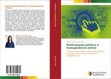 Buchcover von Participação política e transparência online