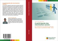 Bookcover of A participação dos movimentos sociais: