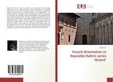 Portada del libro de French Orientalism in Reynaldo Hahn's series "Orient"