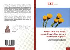 Capa do livro de Valorisation des huiles essentielles de Rhanterium adpressum Algérien 