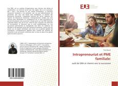 Portada del libro de Intrapreneuriat et PME familiale: