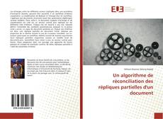 Un algorithme de réconciliation des répliques partielles d'un document kitap kapağı