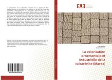 Bookcover of La valorisation ornementale et industrielle de la calcarénite (Maroc)