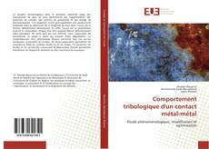 Comportement tribologique d'un contact métal-métal kitap kapağı