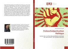 Capa do livro de Fiction/Subjectivation Politique 