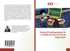 Dispositif pédagogique de la FOAD de l'Université de Ziguinchor kitap kapağı