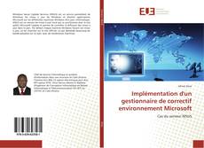 Implémentation d'un gestionnaire de correctif environnement Microsoft kitap kapağı