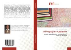 Buchcover von Démographie Appliquée