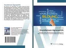 Capa do livro de Grundwissen Agrarpolitik 