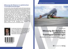 Bookcover of Messung der Balance in spielerischen Trainingsanwendungen