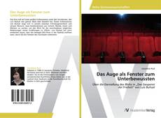 Copertina di Das Auge als Fenster zum Unterbewussten