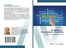 Couverture de Grundwissen Fernstudium - Fernlehre