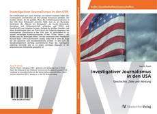 Investigativer Journalismus in den USA kitap kapağı