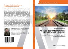 Buchcover von Analyse des Unternehmens "Eisenbahnen Serbiens"