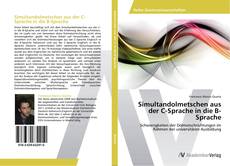 Portada del libro de Simultandolmetschen aus der C-Sprache in die B-Sprache