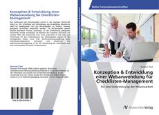 Capa do livro de Konzeption & Entwicklung einer Webanwendung für Checklisten-Management 