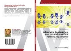 Copertina di Allgemeine Sonderschule oder Integrationsschule