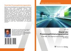Borítókép a  Stand der Prozessoptimierungsansätze - hoz