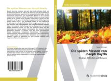 Bookcover of Die späten Messen von Joseph Haydn