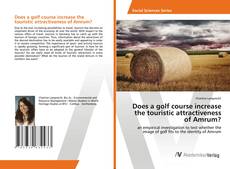 Couverture de Does a golf course increase the touristic attractiveness of Amrum?