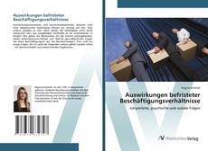 Portada del libro de Auswirkungen befristeter Beschäftigungsverhältnisse