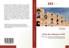 Bookcover of Actes de colloque à l'UIK