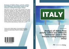 Bookcover of Analysis of debris-flow activity within two different catchment areas in the Venosta Valley/Vinschgau (Italy)
