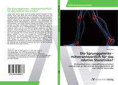 Capa do livro de Die Sprunggelenke - mitverantwortlich für das relative Sturzrisiko? 