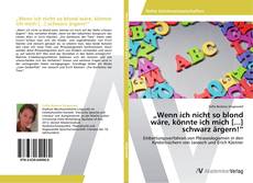 Обложка „Wenn ich nicht so blond wäre, könnte ich mich [...] schwarz ärgern!“