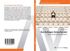 Couverture de Das Anliegen Ratsuchender