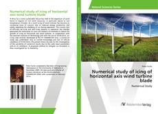 Обложка Numerical study of icing of horizontal axis wind turbine blade