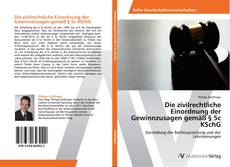 Portada del libro de Die zivilrechtliche Einordnung der Gewinnzusagen gemäß § 5c KSchG