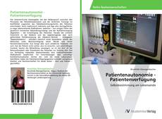 Patientenautonomie - Patientenverfügung kitap kapağı