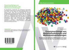 Couverture de Zusammenhänge von Materialfunktionen und Molmassenverteilungen