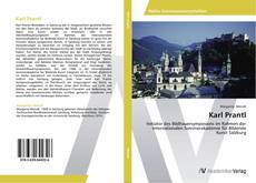 Portada del libro de Karl Prantl
