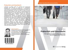 Обложка Prekarität und Geschlecht