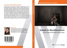 Gewalt im Musikfernsehen kitap kapağı