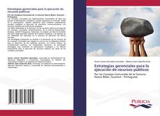 Buchcover von Estrategias gerenciales para la ejecución de recursos públicos