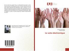 Le vote electronique kitap kapağı