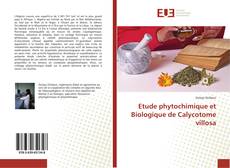 Capa do livro de Etude phytochimique et Biologique de Calycotome villosa 
