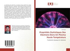 Buchcover von Propriétés Statistiques Des Electrons Dans Un Plasma Haute Température