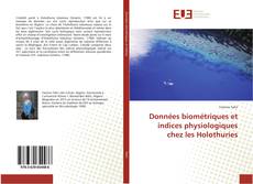 Capa do livro de Données biométriques et indices physiologiques chez les Holothuries 
