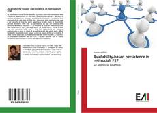 Buchcover von Availability-based persistence in reti sociali P2P