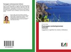 Capa do livro de Paesaggio contemporaneo italiano 
