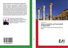 Couverture de Glosse esotiche nei frammenti di Ipponatte