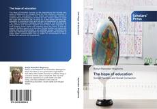 The hope of education kitap kapağı