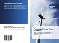 Buchcover von Turbulence Effect on Wind-Rain Station