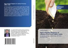 Buchcover von Agro-climatic Regions of Jammu Province (J&K), India