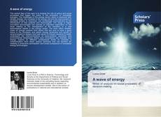 Bookcover of A wave of energy